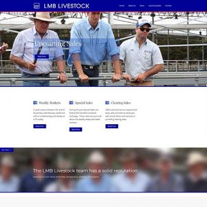 LMB Livestock Website Design