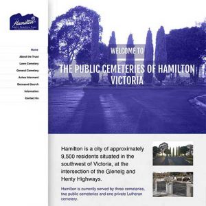 Hamilton Public Cemetery Trust Website Design