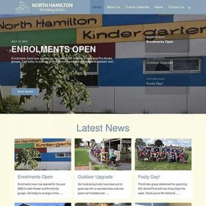 North Hamilton Kindergarten Website Design