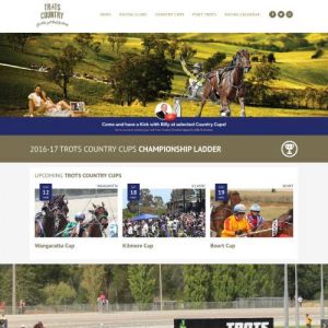 Harness Racing Victoria Website Design